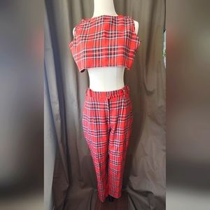 Rec Plaid 2 piece